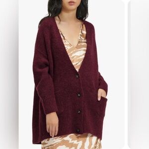 UGG Deep Burgundy Women's Cardigan